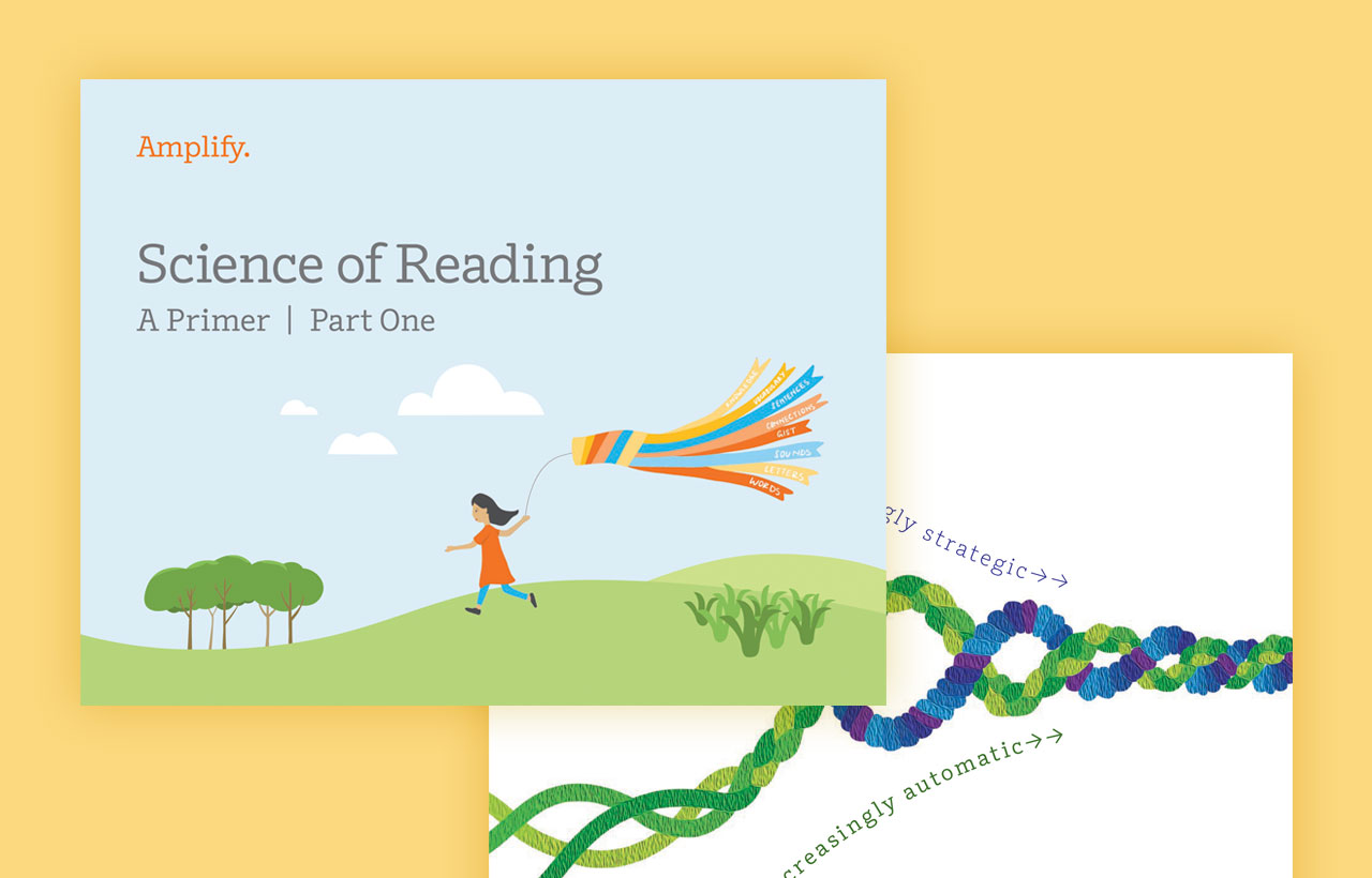 The cover of Amplify’s primer on the Science of Reading